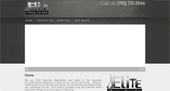 Desktop Screenshot of elitecleaninglv.com